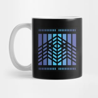 “Dimensional Space” - V.3 Blue - (Geometric Art) (Dimensions) - Doc Labs Mug